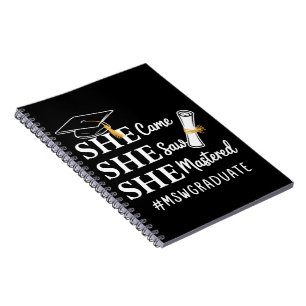 Cuaderno Maestría MSW Máster en Trabajo Social Graduado