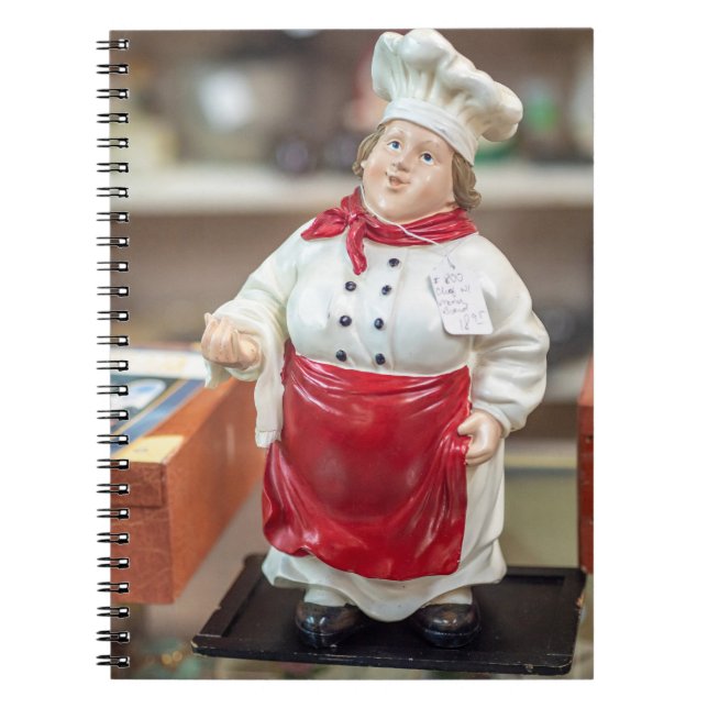 Cuaderno Maestro culinario: Retrato de un chef (Frente)