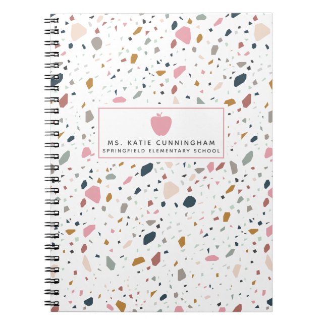 Cuaderno Maestro de Apple Rosado Trrazzo (Frente)