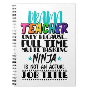 Cuaderno Maestro de Drama Sólo Porque Enseñanza Múltiple A