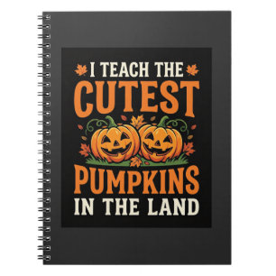 Cuaderno Maestro de Halloween Diseño de calabazas más linda