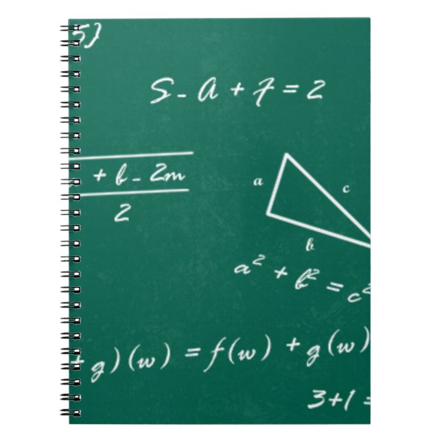 Cuaderno maestro de matemáticas algebra geek (Frente)