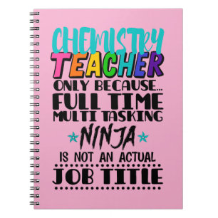 Cuaderno Maestro de Química Sólo Porque A Tiempo Completo M