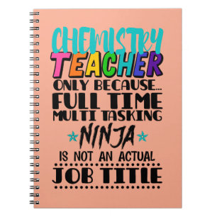 Cuaderno Maestro de Química Sólo Porque A Tiempo Completo M