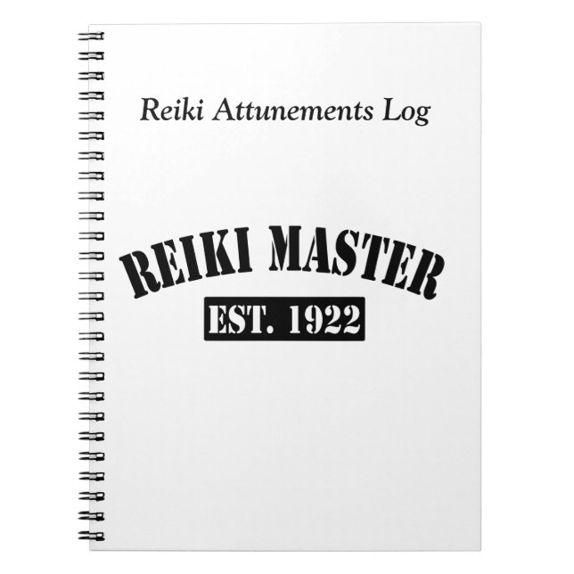 Cuaderno Maestro de Reiki (Frente)