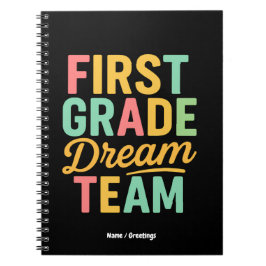 Cuaderno Maestro del Equipo de Ensueño de Primer Grado Regr
