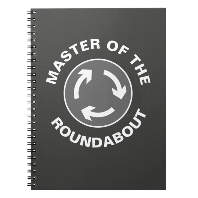 Cuaderno Maestro Del Portátil Fotográfico De La Rotonda (Frente)