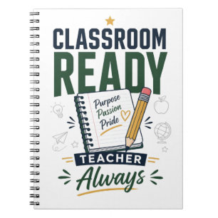 Cuaderno Maestro Listo para la Clase Siempre