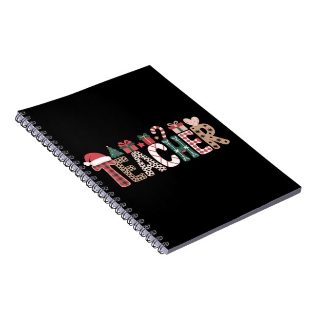 Cuaderno Maestro Navidad Vida Enseñar Amor Inspirador  (Lado Derecho)