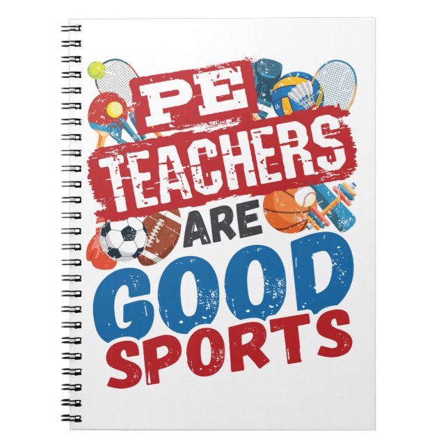 Cuaderno Maestros del PE son buenos profesores de deportes (Frente)