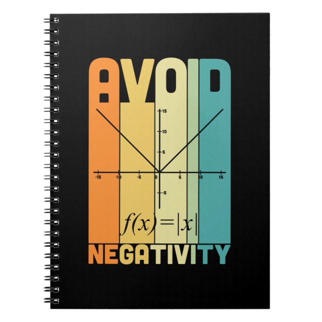 Cuaderno Maestros matemáticos evitan negatividad (Frente)