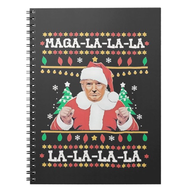 Cuaderno Maga La La La Trump Inauguración de Navidades 47 (Frente)