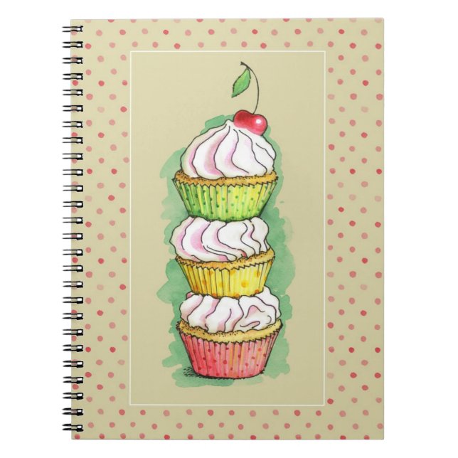 Cuaderno Magdalenas de la acuarela. Ejemplo de la cocina (Frente)