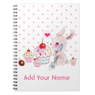 Cuaderno Magdalenas lindas del conejito y del kawaii -