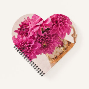 Cuaderno Magenta Dahlias
