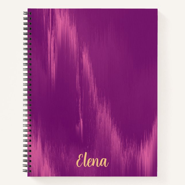 Cuaderno Magenta Shimmer (Anverso)
