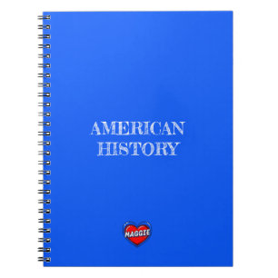 Cuaderno Maggie Corazón Azul