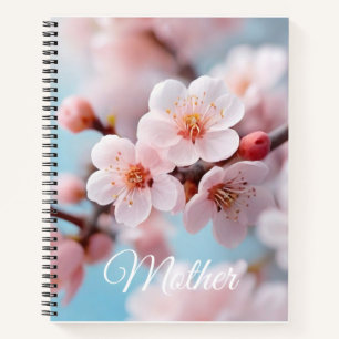 Cuaderno Magia de Flor de Cerezo Rosa