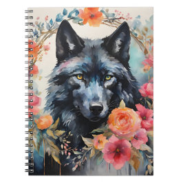 Cuaderno Magia de la naturaleza - Lobo encantador en el par