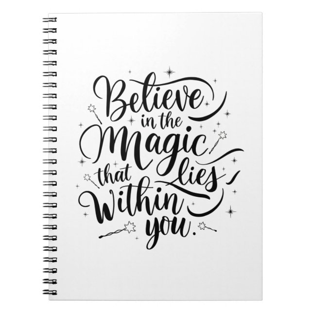 Cuaderno Magia dentro del bloc de notas (Frente)