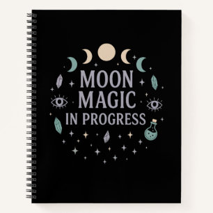 Cuaderno Magia lunar en progreso - Vibes celestes