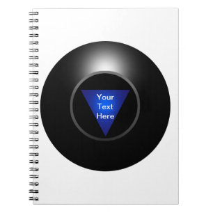 Cuaderno Magic 8 Ball - Tu texto
