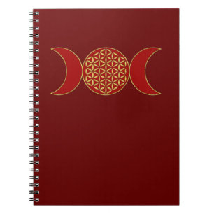 Cuaderno Magic Triple Moon - Spirit Flower Of Life 1 Sudade