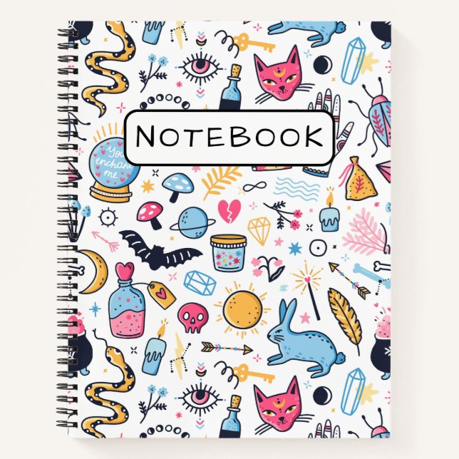 Cuaderno Mágica de brujería fantasmal (Anverso)