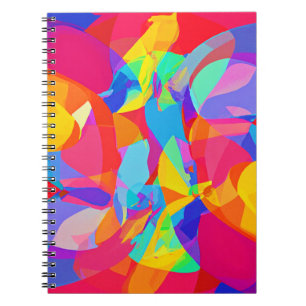 Cuaderno Mágica de patrones vivos y coloridos