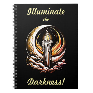 Cuaderno Mágica iluminada por luna