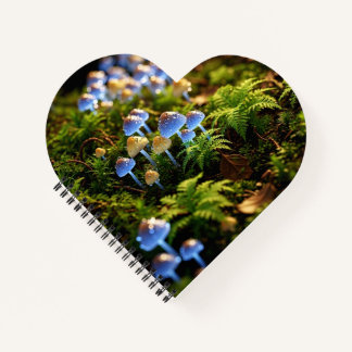 Cuaderno Magical Bioluminescent Fungi - Deep Forest