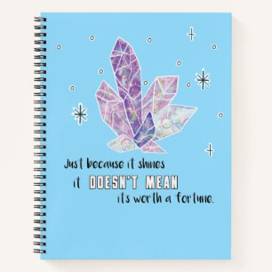 Cuaderno Magical Boho Diamond Spiral Notebook