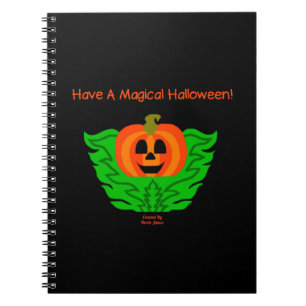 Cuaderno Magical Halloween Calabaza Espiral de foto para bl