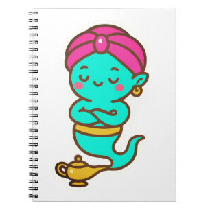 Cuaderno Magical Kawaii Djinn - Espíritu neón