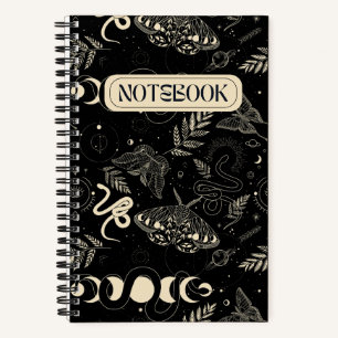 Cuaderno Magical Moon Moth and Snakes