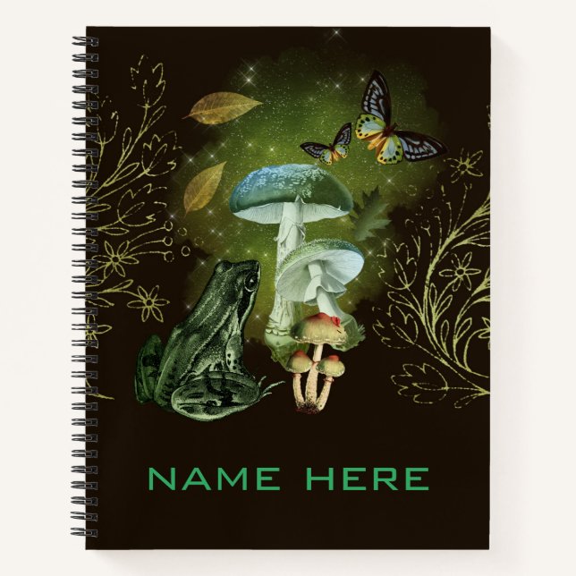 Cuaderno Magical Mushroom Frog (Anverso)