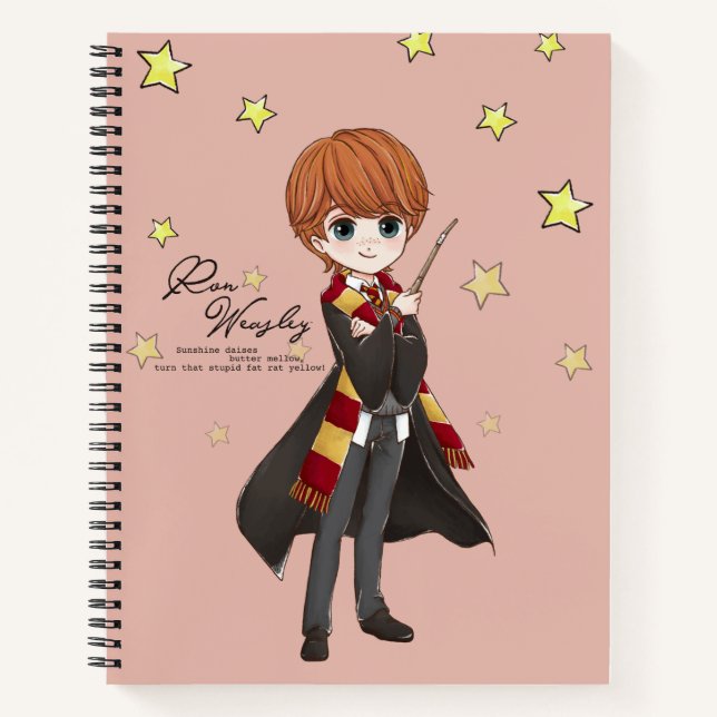 Cuaderno Magical Ron Weasley Watercolor (Anverso)