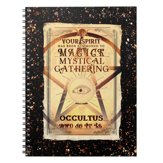 Cuaderno Magick Mistical Gaeting Magic Fortune Telye (Frente)