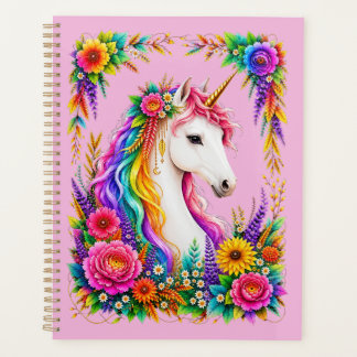 Cuaderno Mágico de Fantasía de Unicornio Arcoíris