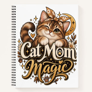 Cuaderno Mágico de Mamá de Gato Regalo de Diario