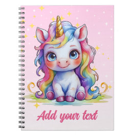 Cuaderno mágico de unicornio rosa – nombre persona