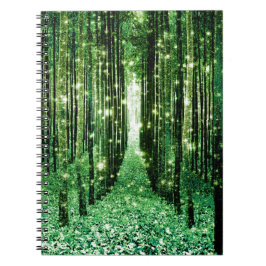 Cuaderno Mágico misterio verde forestal
