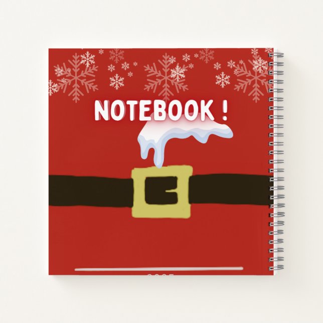 Cuaderno Magie de Décembre : Mon Voyage vers 2025 (Reverso)