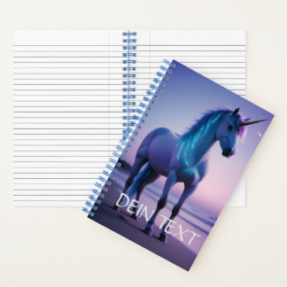 Cuaderno magisches Einhorn Notizbuch