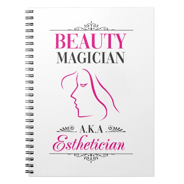 Cuaderno Magista de belleza, alias estético (Frente)