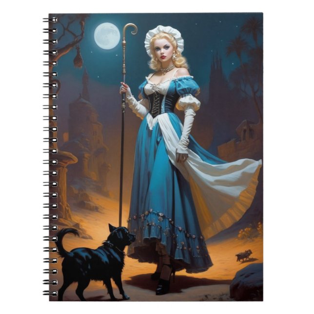 Cuaderno Magnífica princesa de fantasía gótica (Frente)