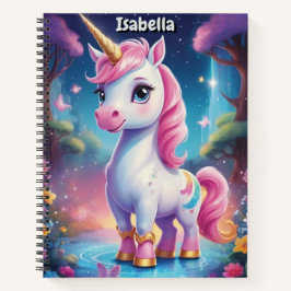 Cuaderno Magnífica Unicornio Maravilla Personalizada