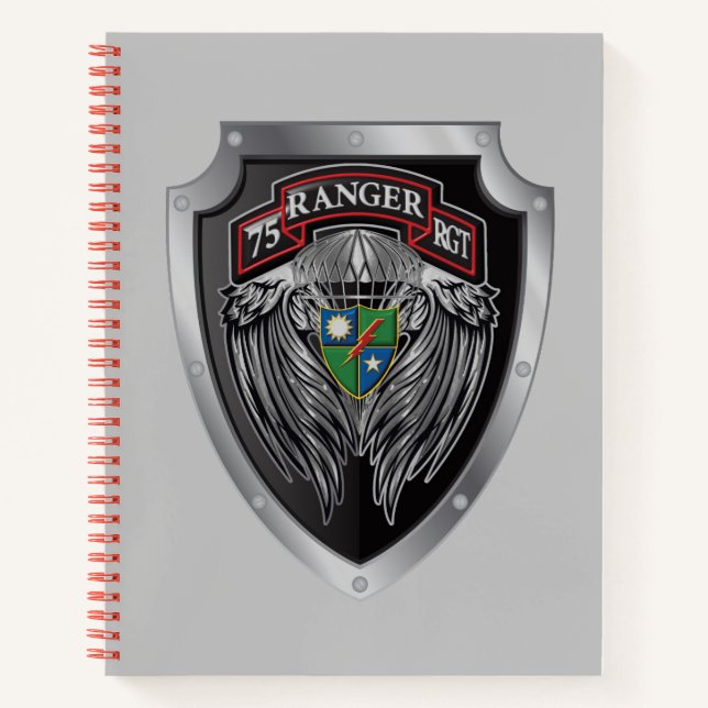 Cuaderno Magnífico 75º Ránger Rastreo Regimental (Anverso)