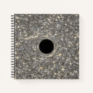 Cuaderno Magnífico Agujero Negro En Medio De Una Galaxia.