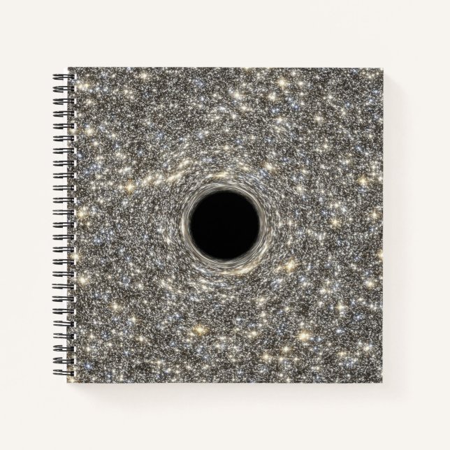 Cuaderno Magnífico Agujero Negro En Medio De Una Galaxia. (Anverso)